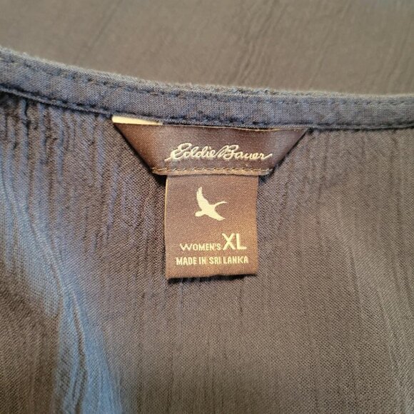 Eddie Bauer Smoky Blue Sleeveless Top - Picture 6 of 9